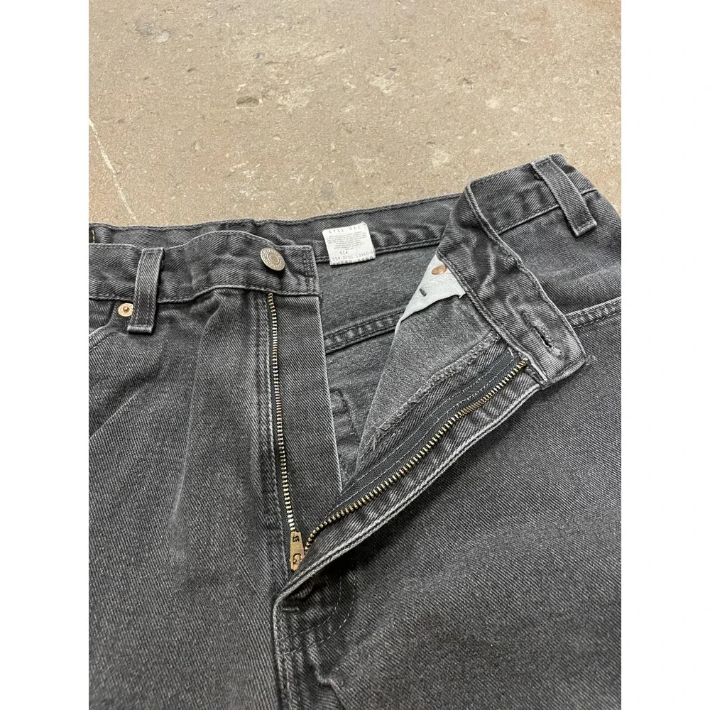 Vintage Levis 550 Jeans Mens 38x32‎ Black Relaxed Fit Tapered Made in USA 90s